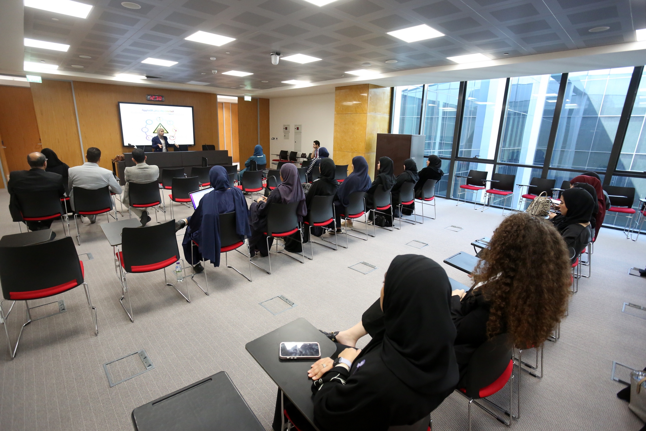 During the lecture of World Cancer Day