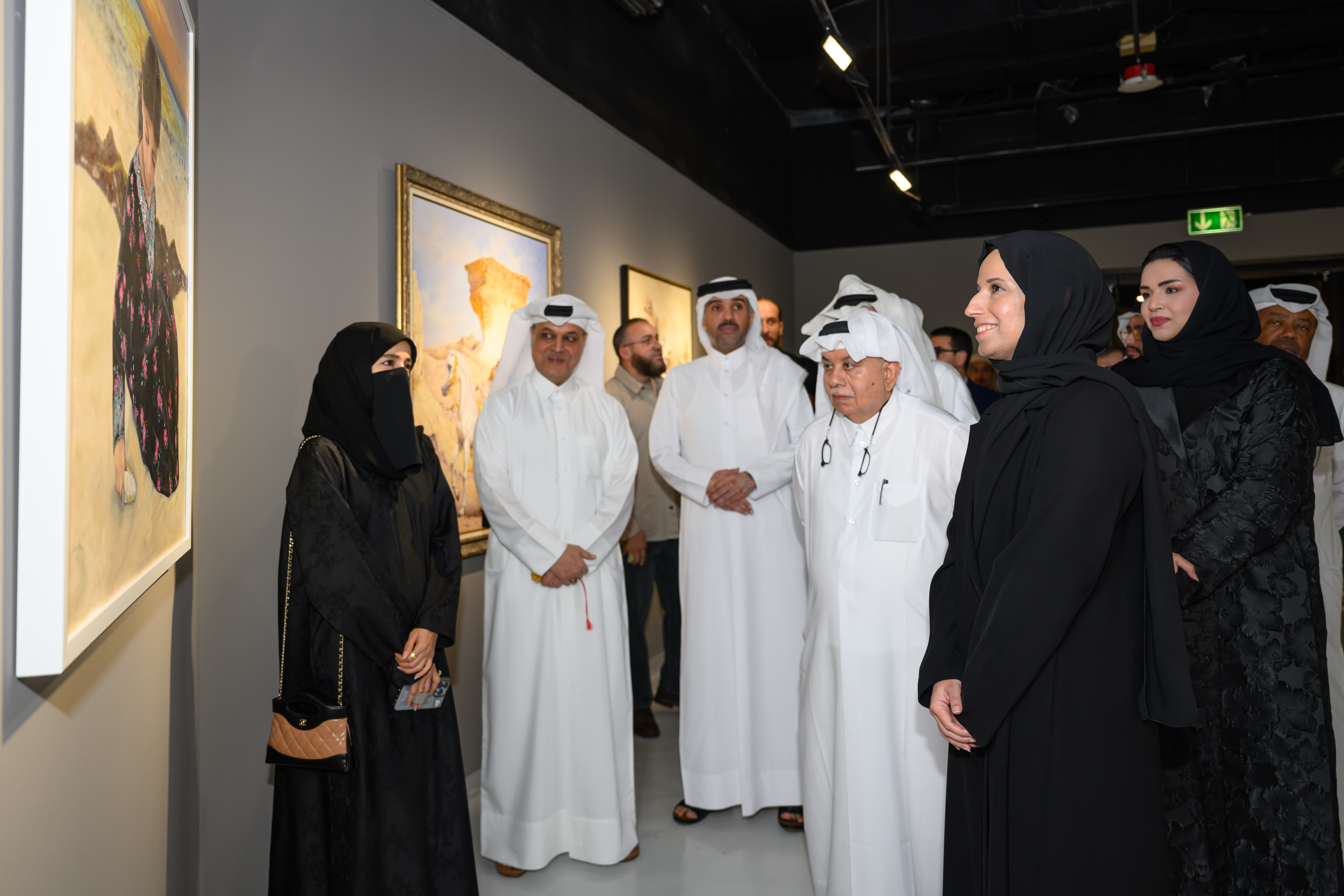 MSDF Minister Inaugurates Seventh Edition of "Al-Nukhba" Fine Arts Exhibition 2025