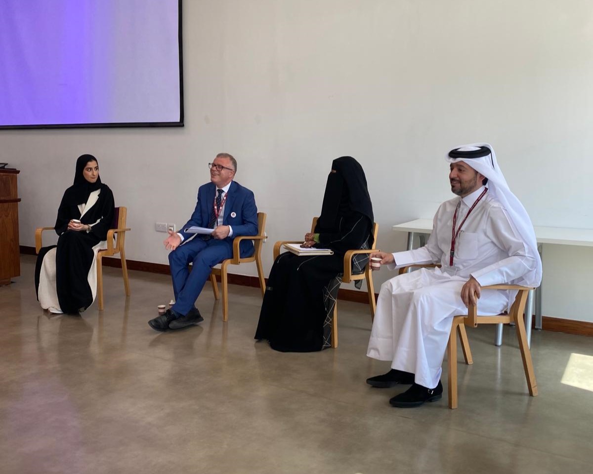Highlighting Family Day, “Social Development” takes part in a panel discussion held at Qatar University
